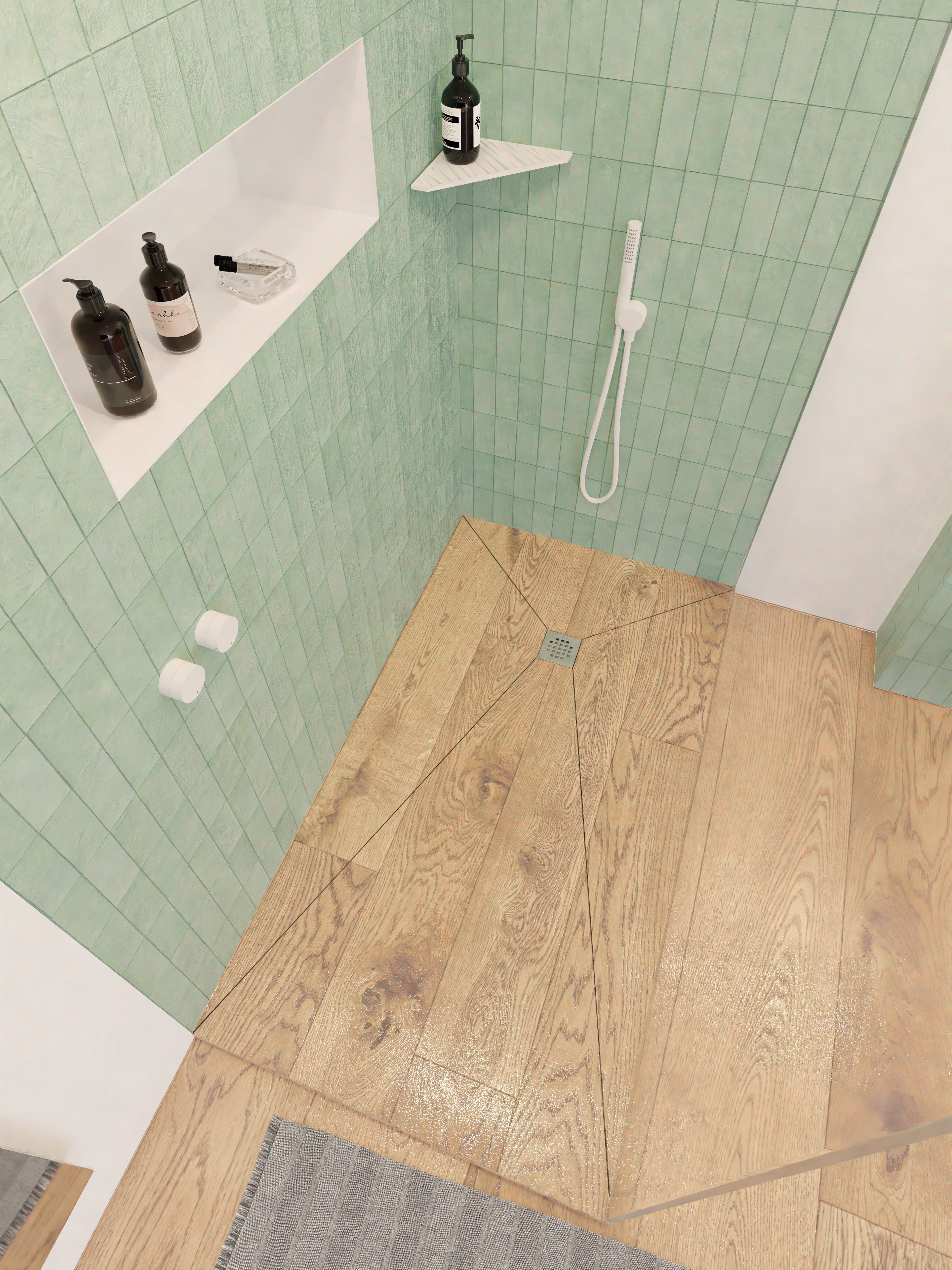 Receveur de douche à carreler standard 150 x 100 cm x 4 cm - 4