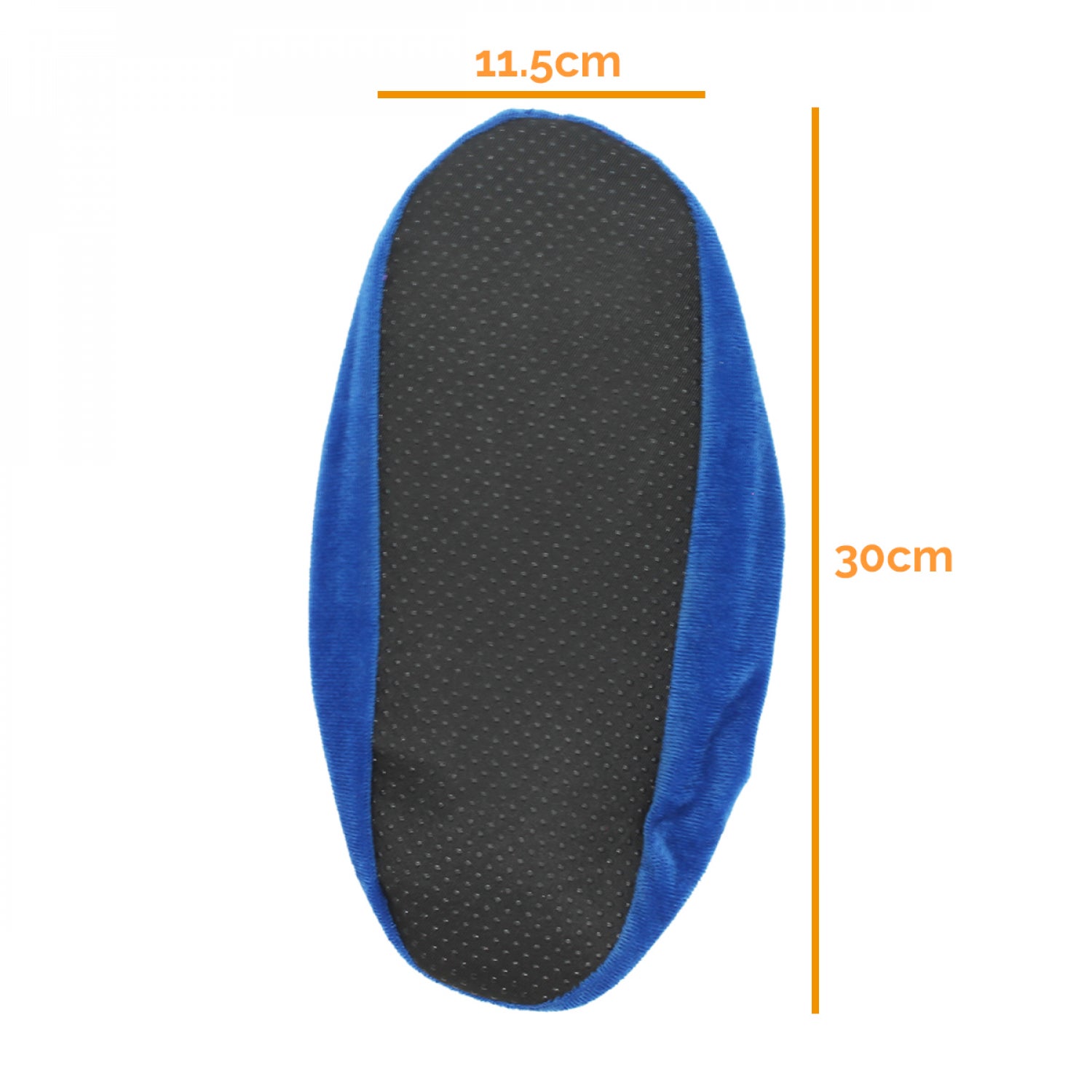 Lot de 10 paires de surchaussures lavables antidérapantes - Bleu - Vivezen - 3