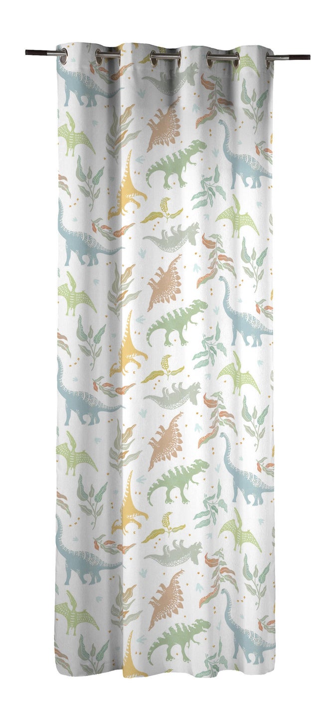 Zasłona z przelotkami Messydinos INSPIRE, bawełna, biała, 140x270 cm