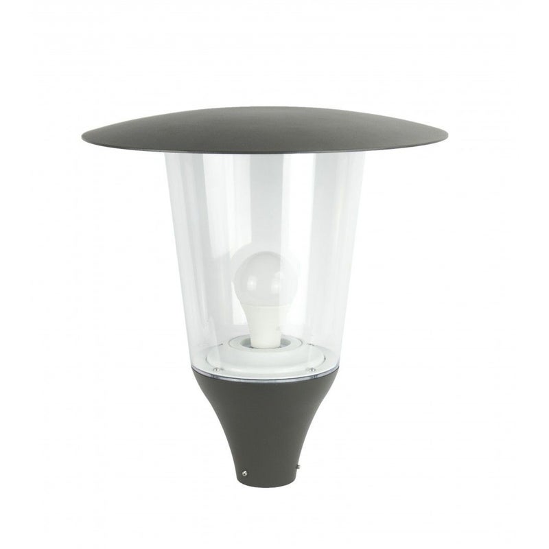 Latarnia ogrodowa Metis ciemnoszara 1xE27x100W IP65 wym: 318 x 44 x 44 cm aluminium SU-MA