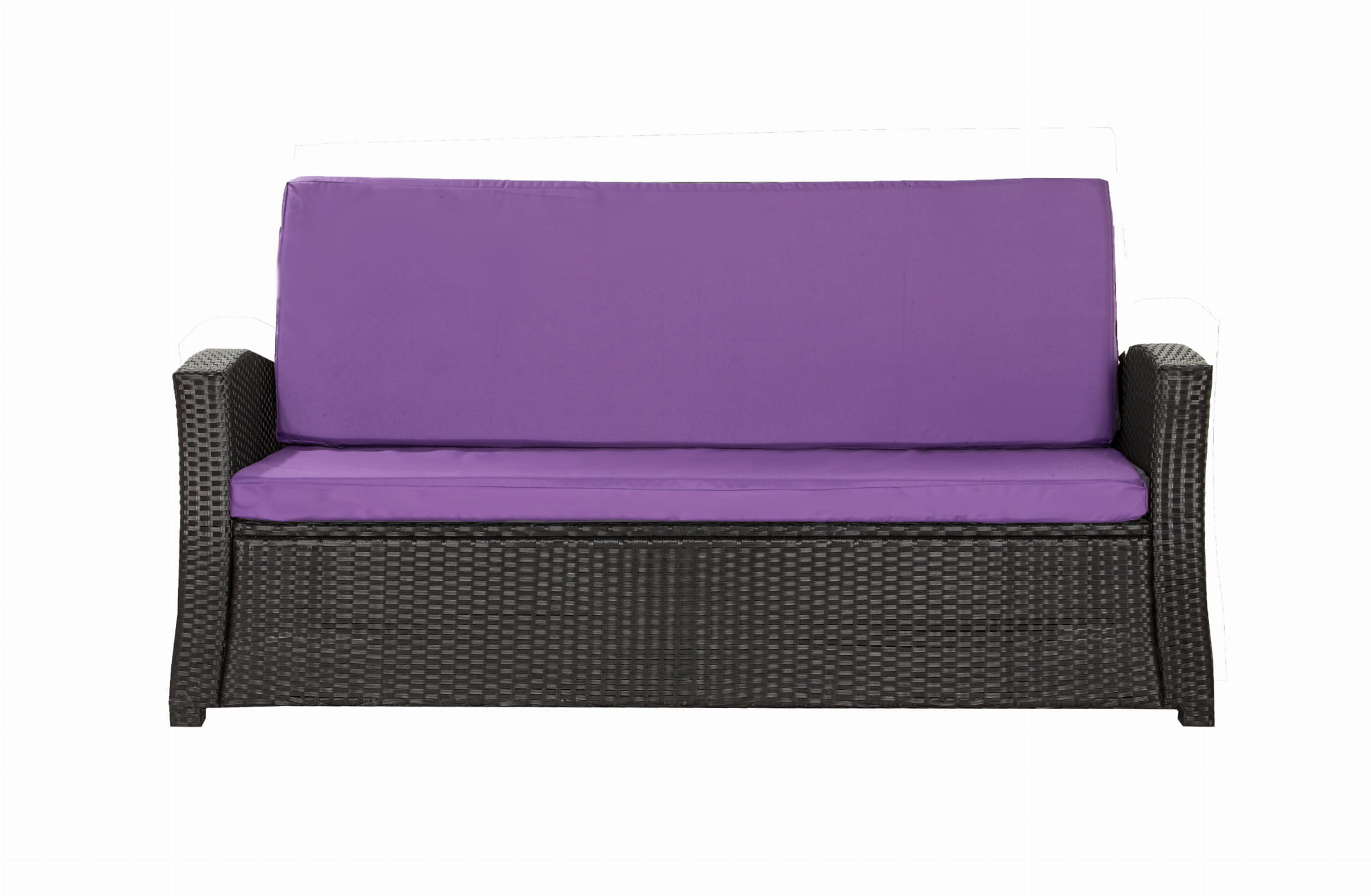 Poduszka ogrodowa na sofę rattanową 100x60x50cm poduszka na meble rattanowe fioletowa, poduszka na balkon taras, poduszki na meble ogrodowe