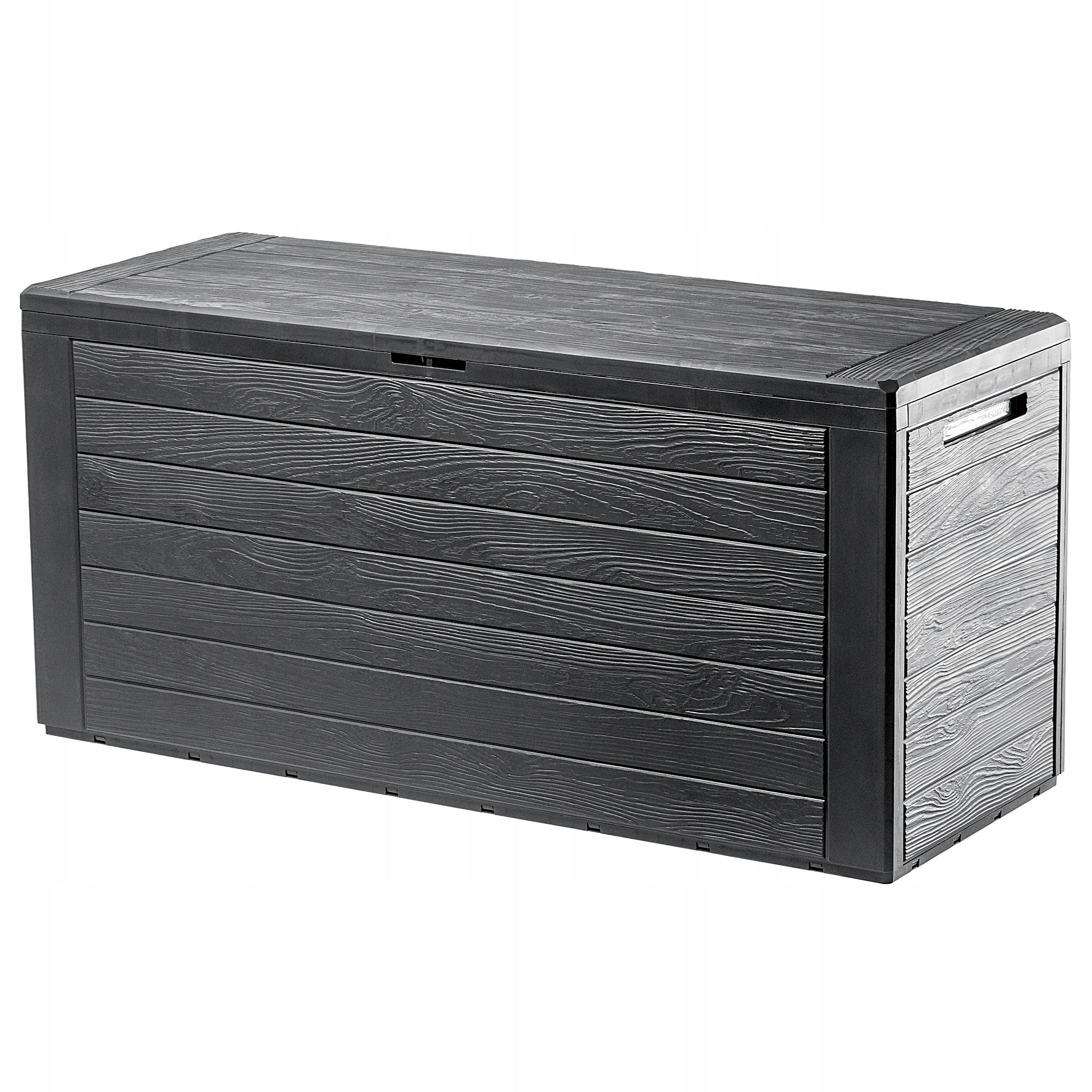 SKRZYNIA OGRODOWA BALKONOWA KUFER 280L DO OGRODU BALKON TARAS ANTRACYT