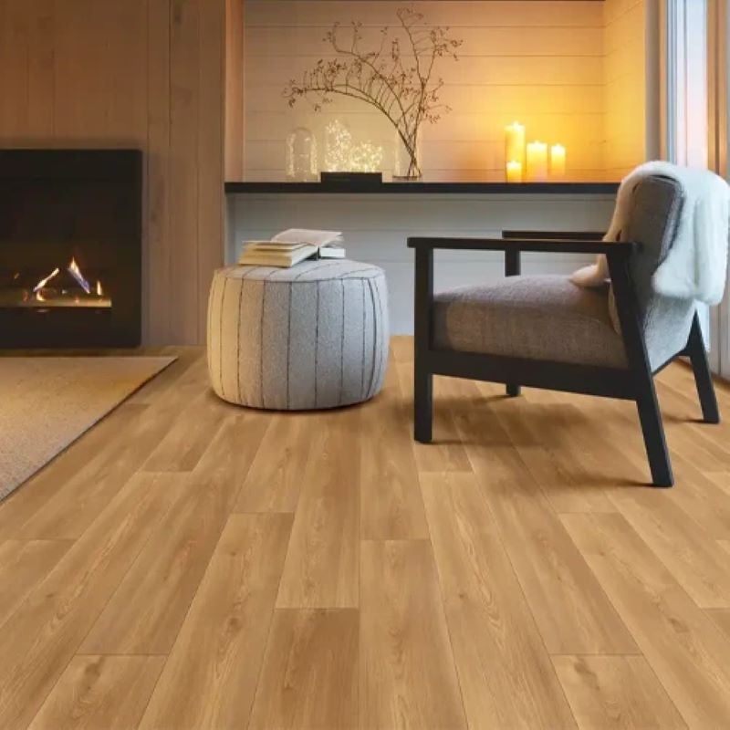 Arquiservi - Rolo 2X5 (10M2) Piso vinílico cortado Carvalho Cali 636. Resistente à água e fácil de instalar - 4