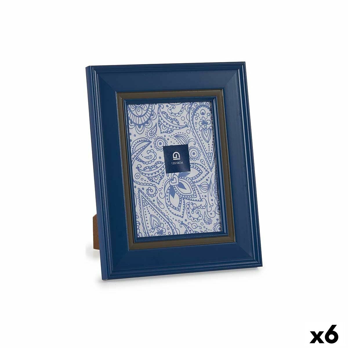 Cornice Portafoto Magnetica 17x23 Cm – Design Moderno In Blu, Sostituzione Foto Rapida