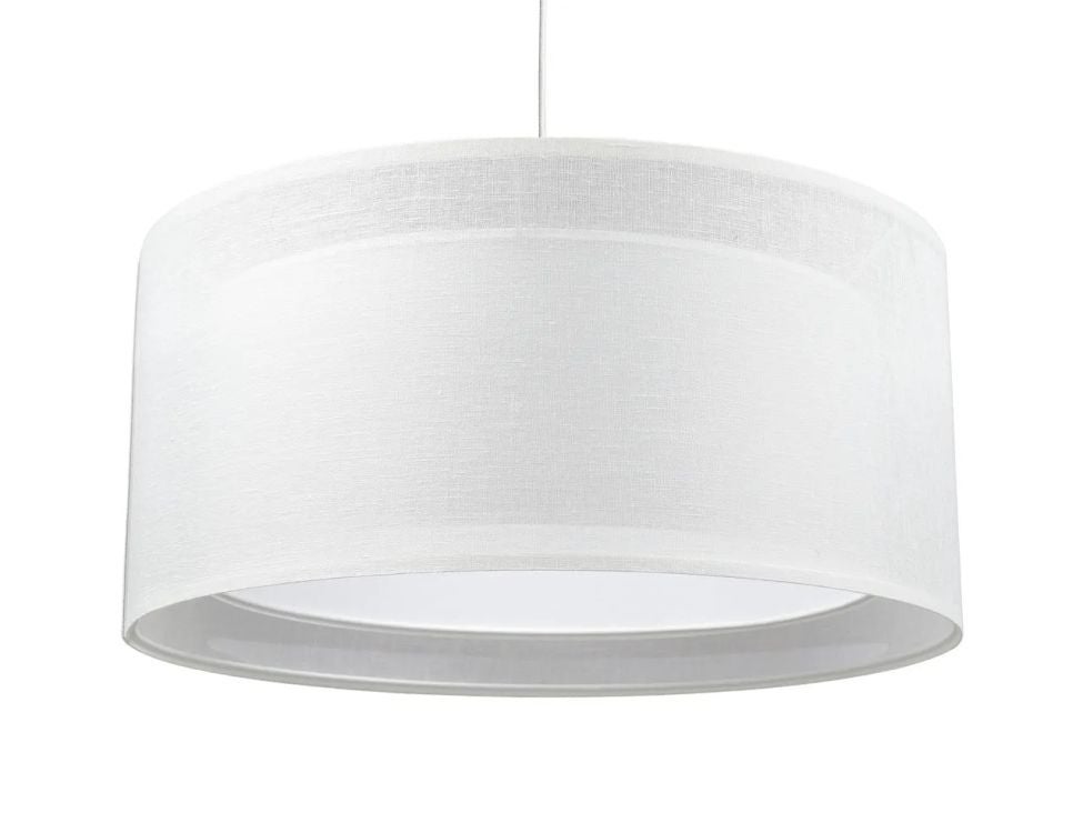 Lampa wisząca DUO LEN LIGHT 60 biała