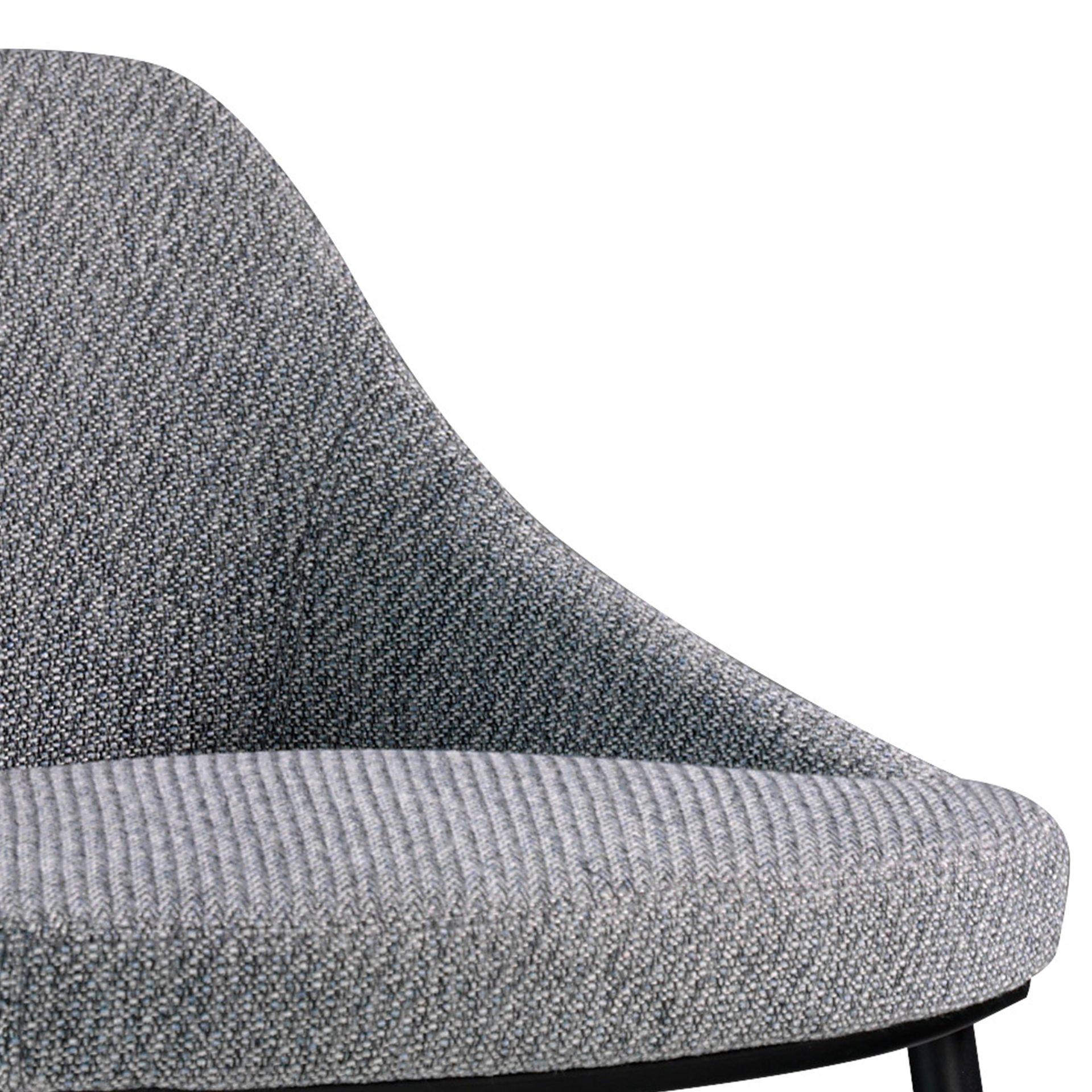 Taburete tela gris 49 x 53 x 90 - 5