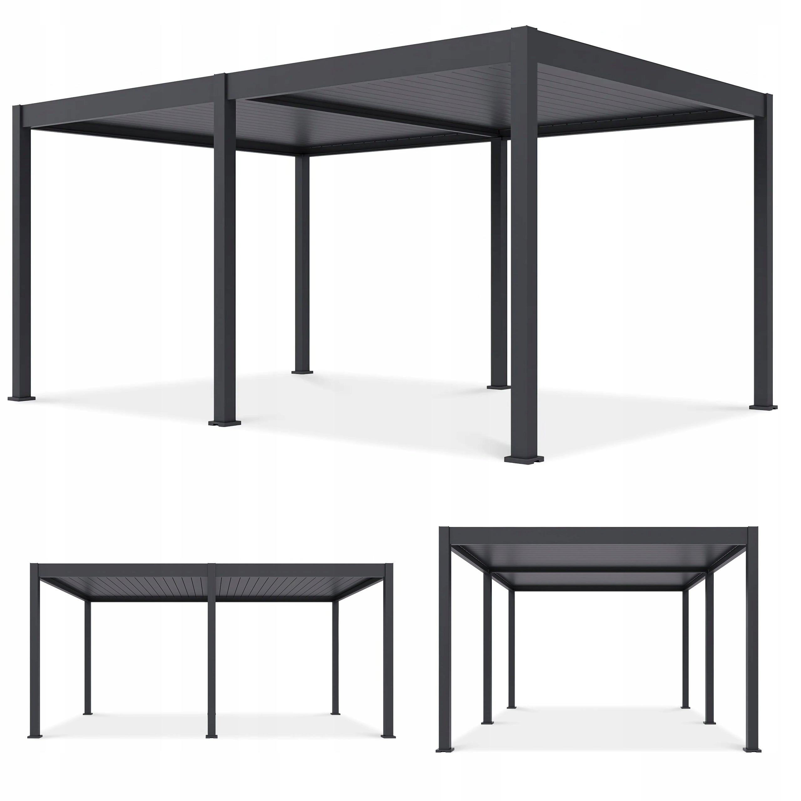 Pergola ogrodowa Aluminiowa DELUXE Automatic 3,6x5,3 z oświetleniem LED 1 szt