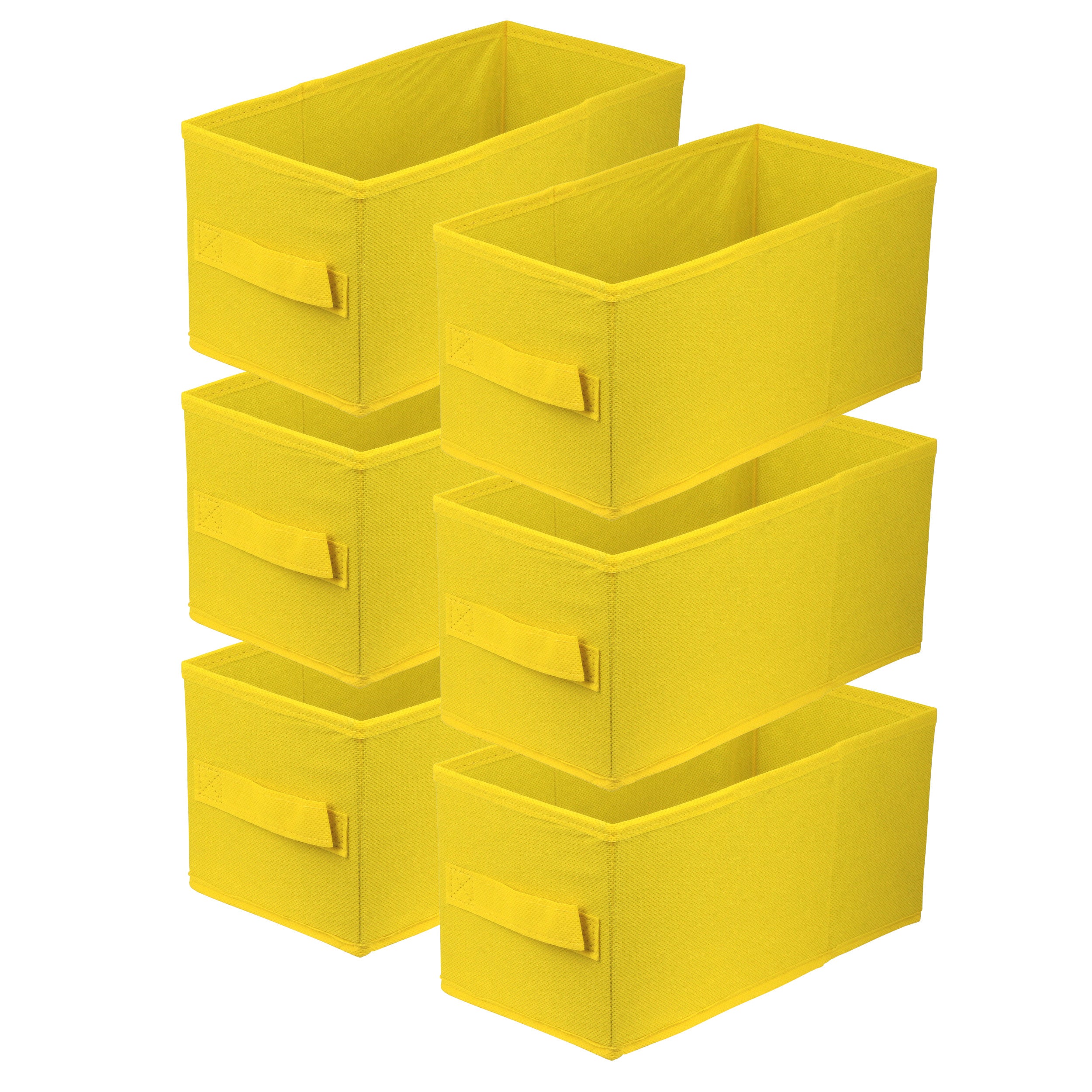 DOMINO Pudełko tekstylne 15x31x15 żółte 6 szt.