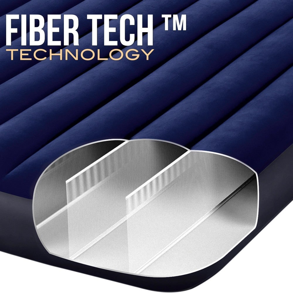 Intex 64755 Matelas 2 personnes Classique Downy King 183x203x25 cm - 7