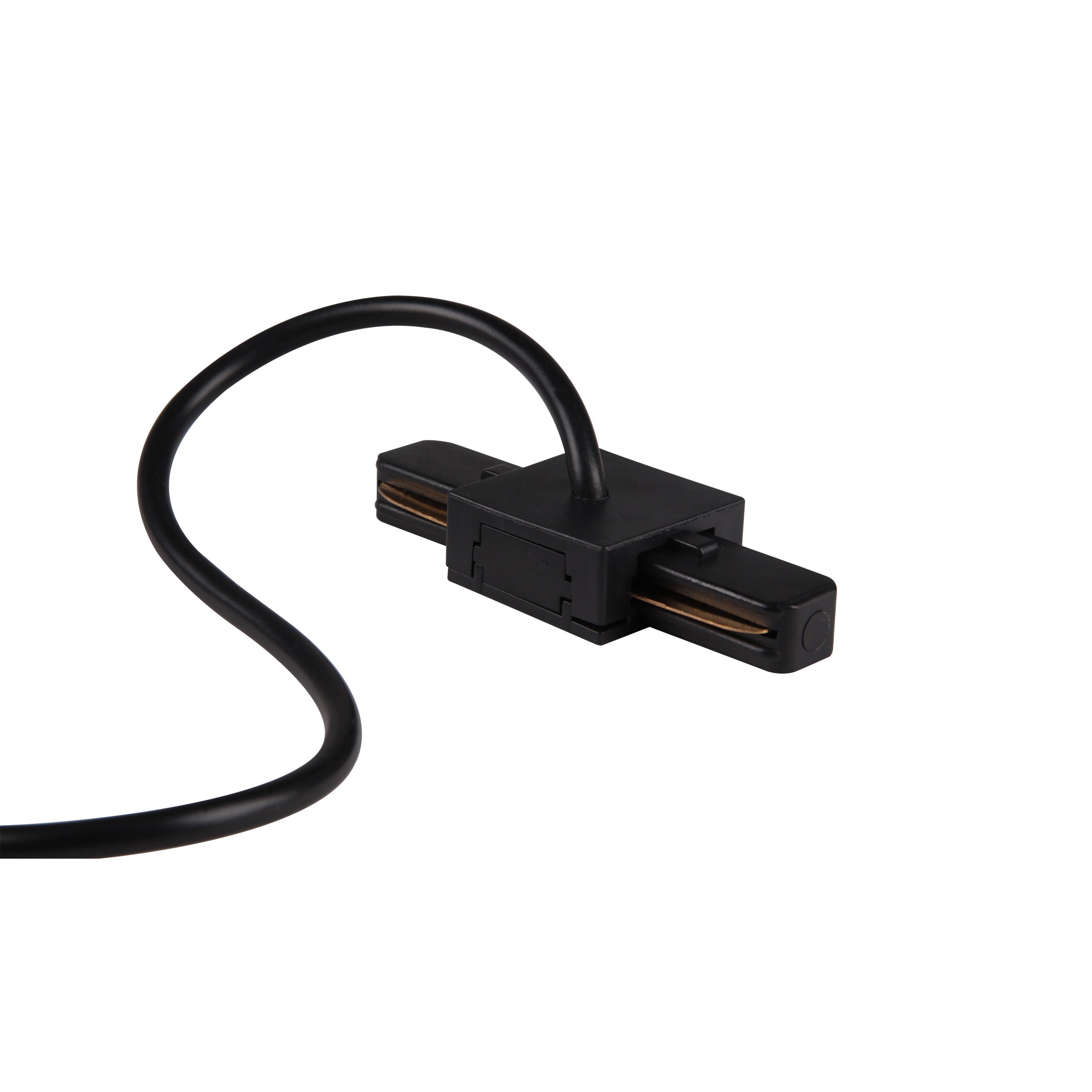 Łącznik zasilający HQ 1-faza typ I z kablem 90x36x16mm IP20 do szyny czarny MasterLED