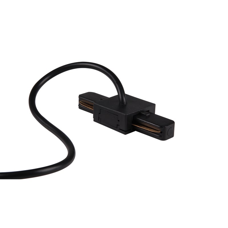 Łącznik zasilający HQ 1-faza typ I z kablem 90x36x16mm IP20 do szyny czarny MasterLED