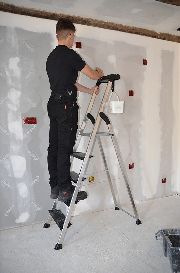 Escabeau 7 marches - Hauteur max. de travail 3.50m - 8817-211 - 3