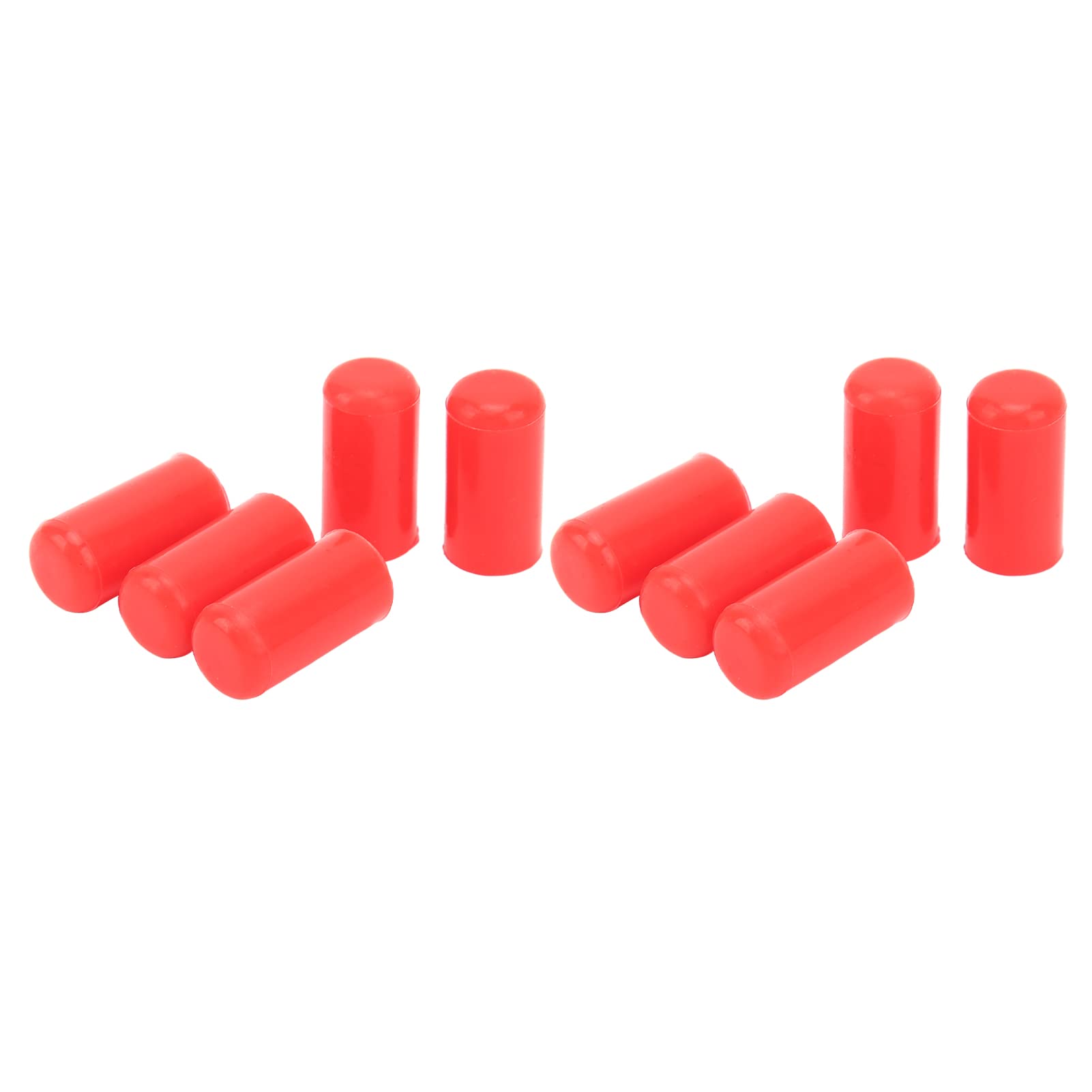 QUARKZMAN Lot De 5 Bouchons D'Extrémité En Silicone 6 Mm – Protection Noire Pour Tuyaux D'Aspiration Auto & Mécanique