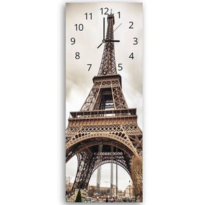Tableau Décoratif Tour Eiffel Automne - 120x60 Cm - Toile Tendue Sur Cadre Bois