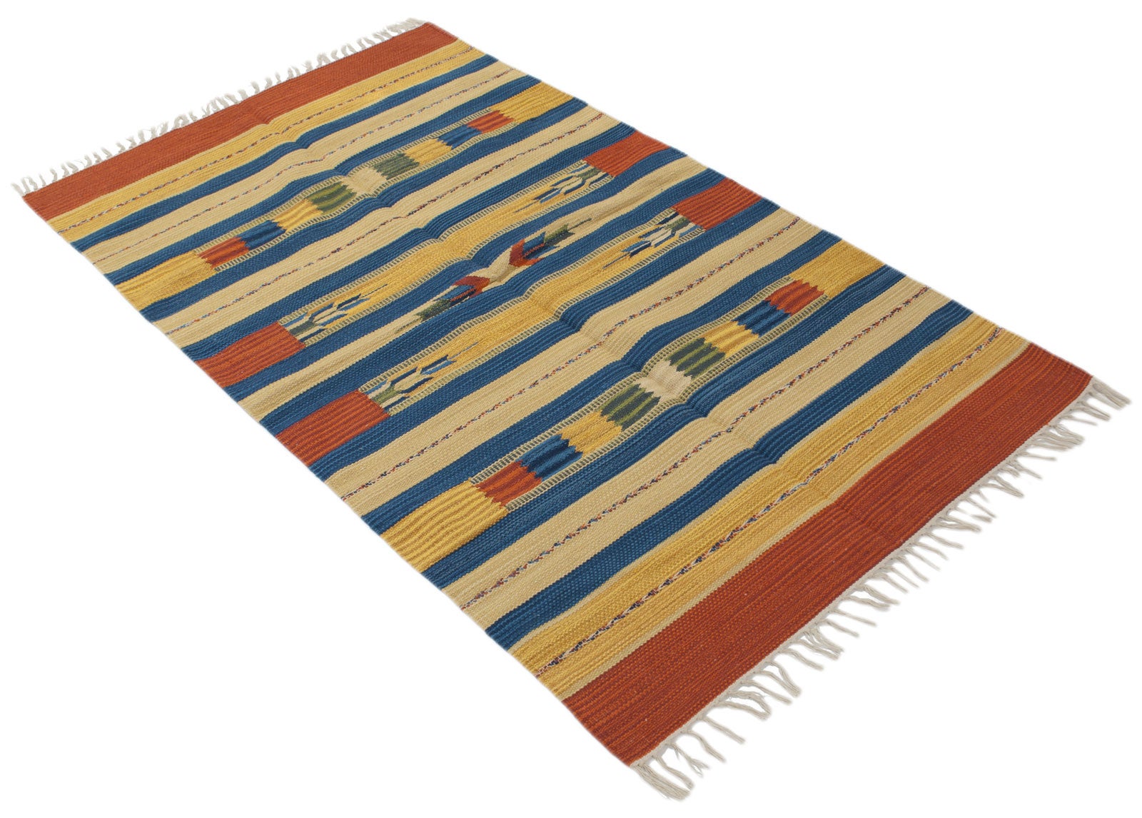 Galleria Farah 1970 - 180x120 cm Autentyczny, oryginalny i ręcznie robiony kilim Ide