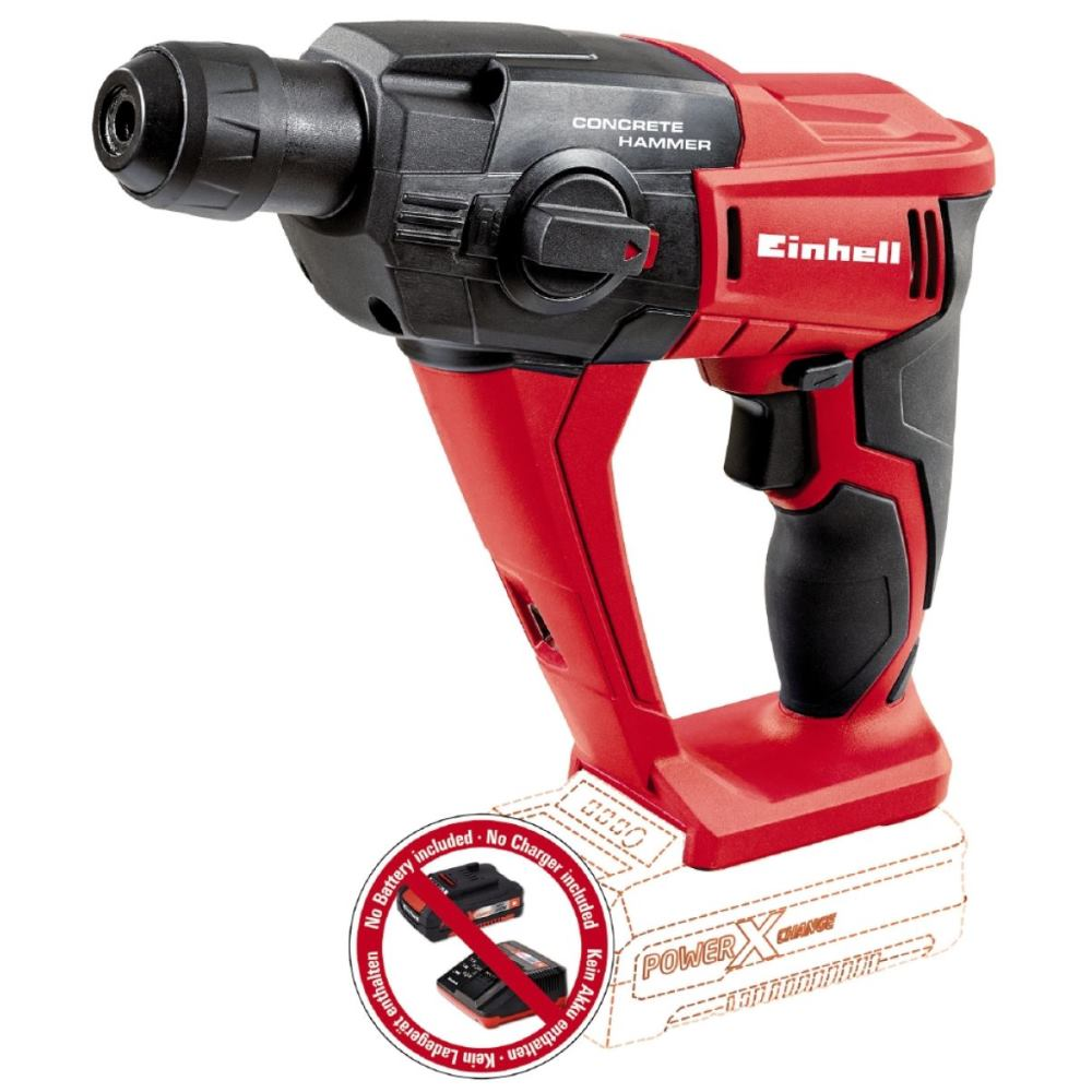 Młot udarowo-obrotowy Einhell Expert Plus TE-HD 18 Li Solo 18V ergonomiczny i wydajny - 6