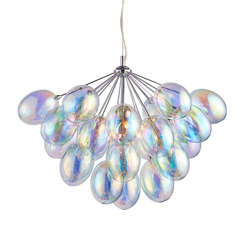 Lampa sufitowa opalizujące bańki INFINITY multikolor 6xG9x8W szkło wym:198x65x65cm IP20 Endon