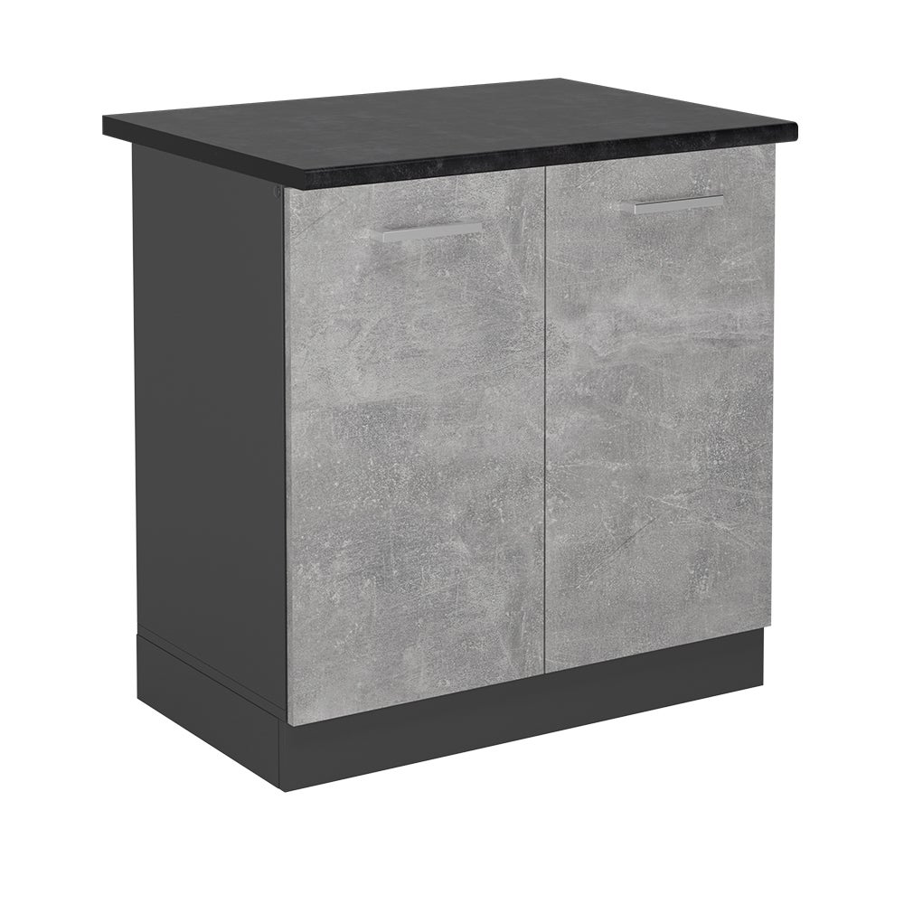 Vicco Szafka pod zlew R-Line, Beton, 80 cm , BP Antracyt