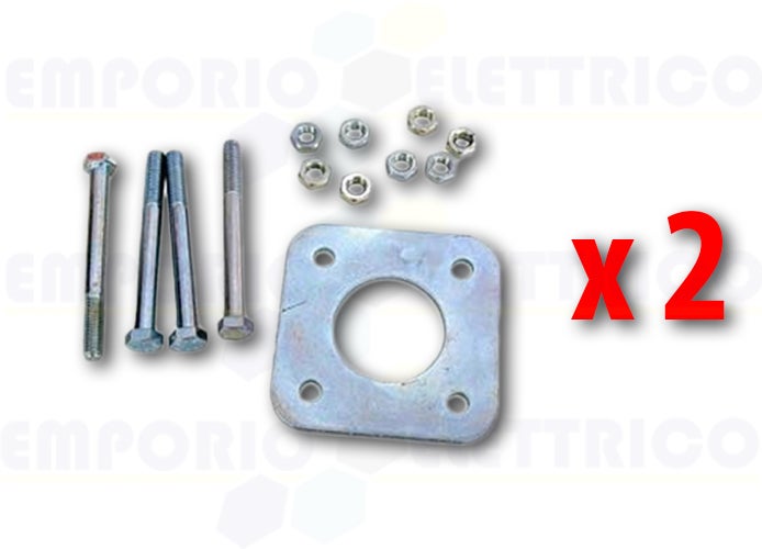 faac plaque de fondation pour colonnette safebeam et xp 15 737637 (2 pc) - 3