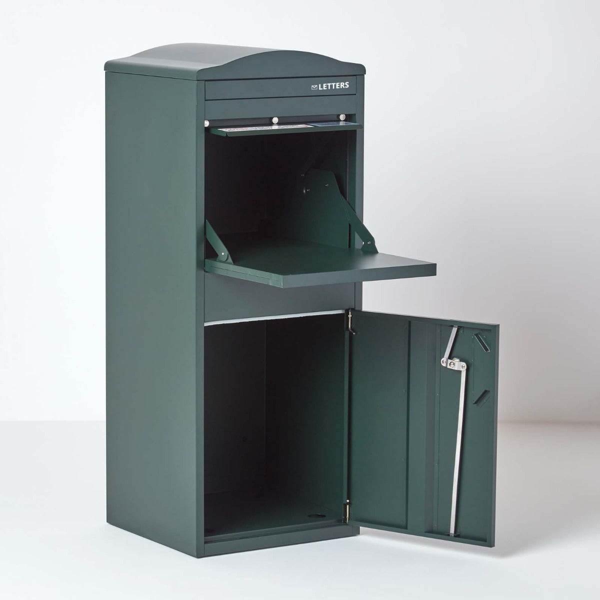 Boîte aux lettres 1 porte Boîte à colis extérieure Large Vert foncé SMART PARCEL BOX™ - 3
