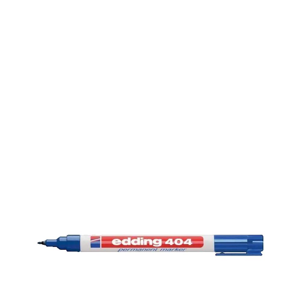 Marker permanentny Edding 404 niebieski okrągła końcówka 0,75 mm wodoodporny
