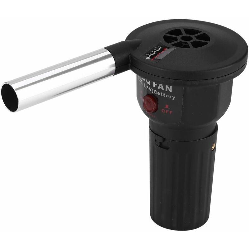 Souffleur Manuel Barbecue Ventilateur à Manivelle - Idéal Cuisine Extérieure, Barbecue, Cheminée - Portable Et Sans Batterie