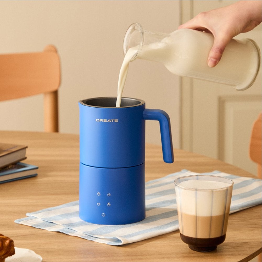 CREATE - MILK FROTHER STUDIO PRO - Spieniacz i podgrzewacz do mleka nadający się do mycia w zmywarce - Bleu cobalt