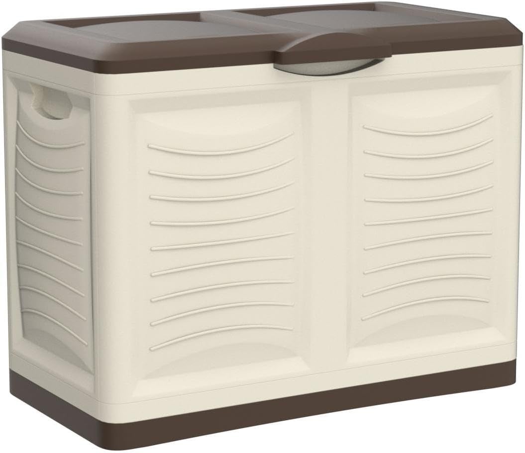 Bama Baule Mettitutto Box Contenitore 200 Lt Giochi Attrezzi Esterno Tortora - 3