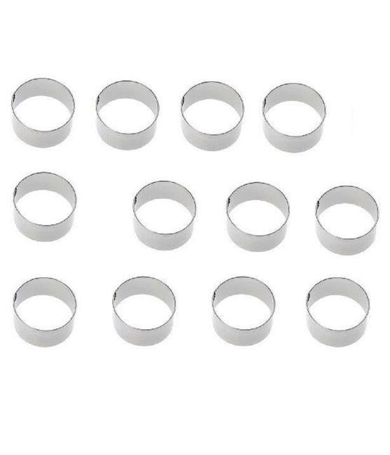 Set di formine per biscotti rotonde, pasticceria da 6 pezzi Set di formine per biscotti rotonde, pasticceria da 6 pezzi