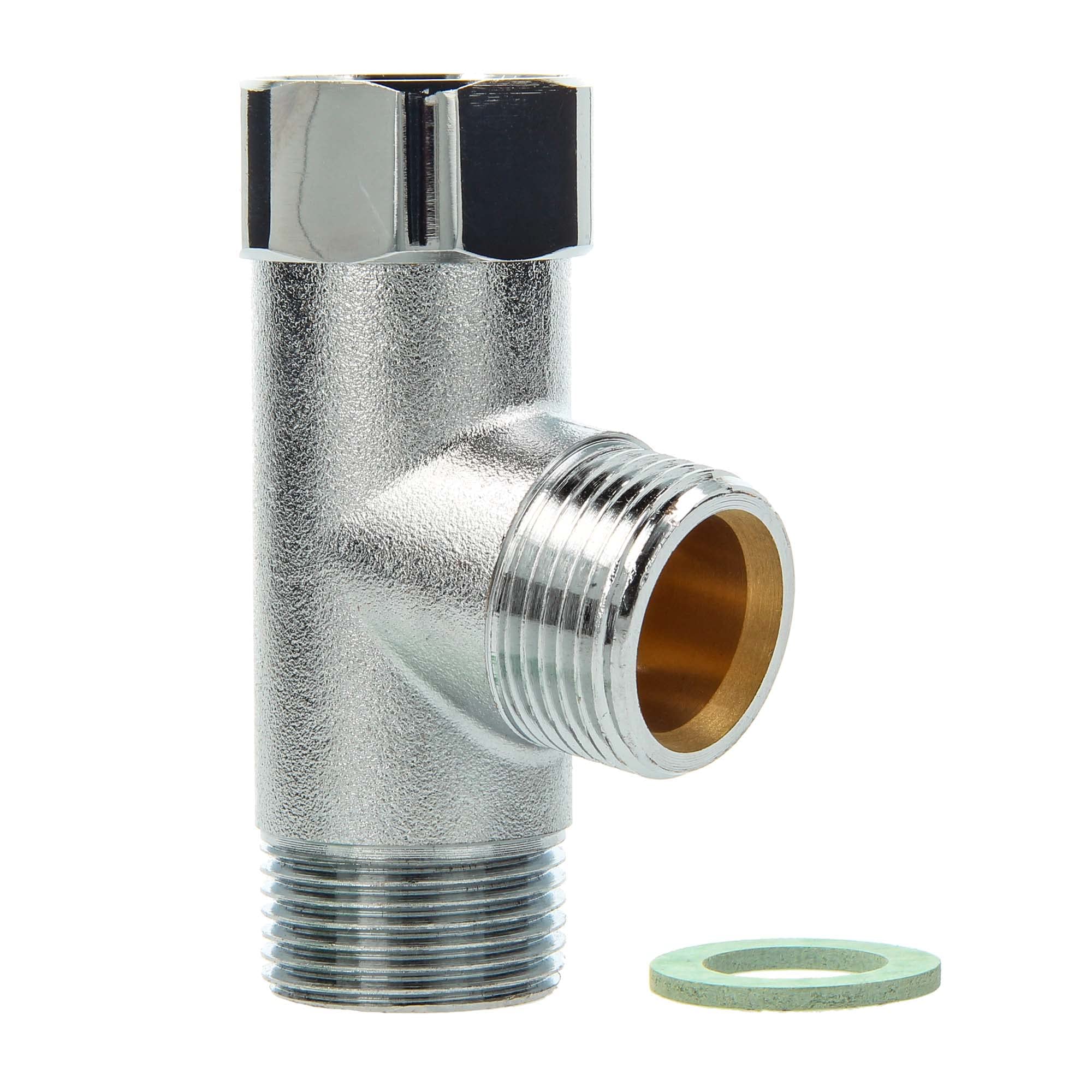 Novaservis Rubinetti D'arresto A Gomito - Corno Combinato Con Valvola Per Lavatrice 38 X 12 X 34 Cromo Cf5104 83142638 - Foto 8