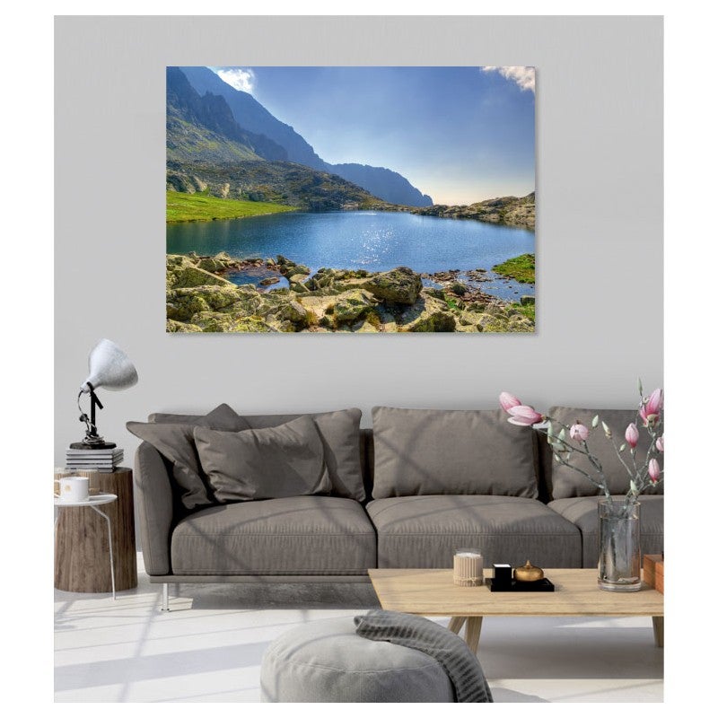 Tableau toile en kit TATRAS 180 x 130 cm - Toile textile sans PVC, Made in France par Scenolia - 3