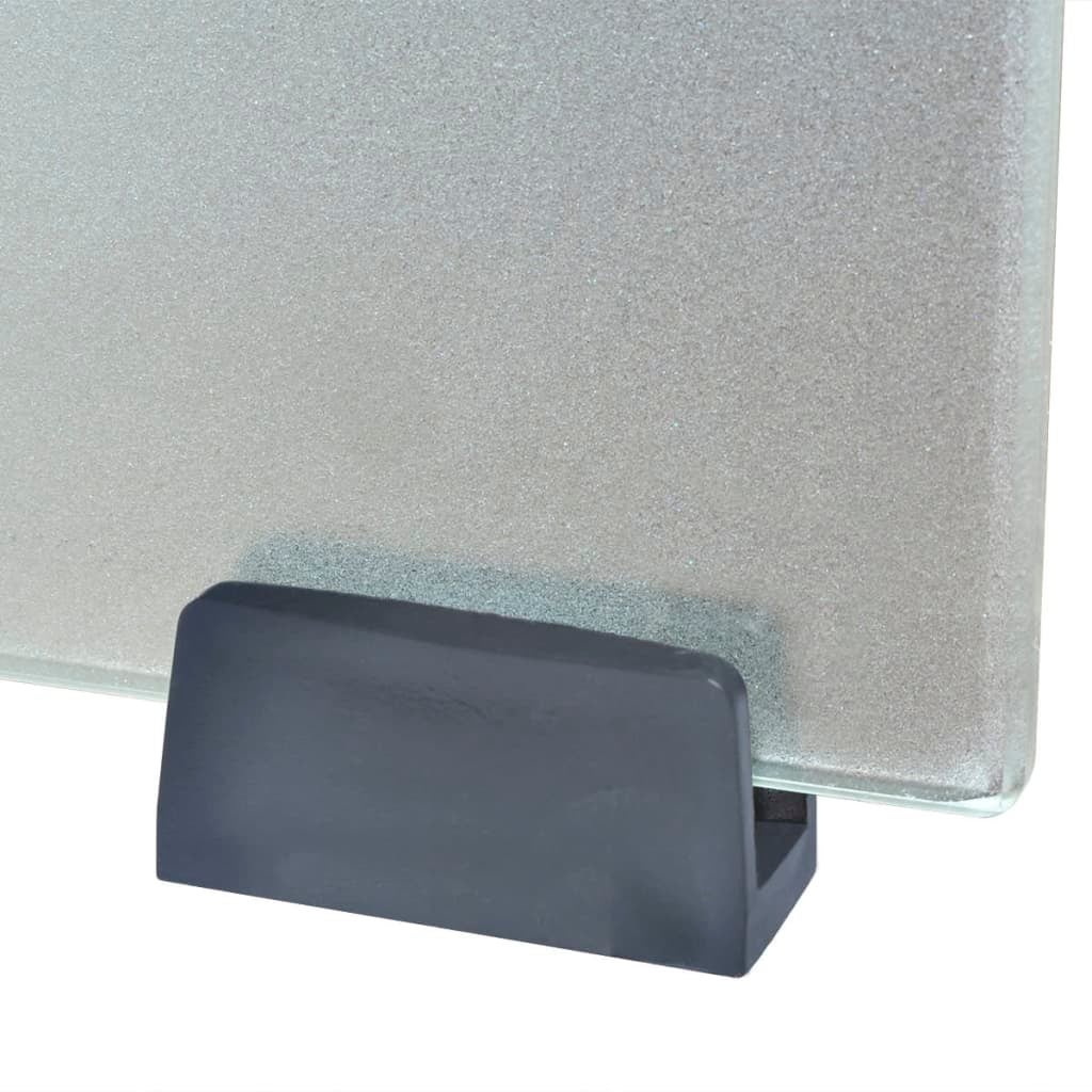 Porte double coulissante Verre vidaXL - 3