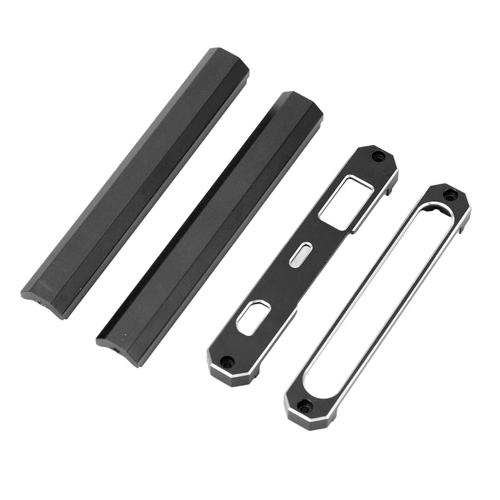 Support De Batterie Pour Voiture - Alliage D'aluminium Noir - Avec Crochet En J Et écrous - Marque Uxcell - Neuf