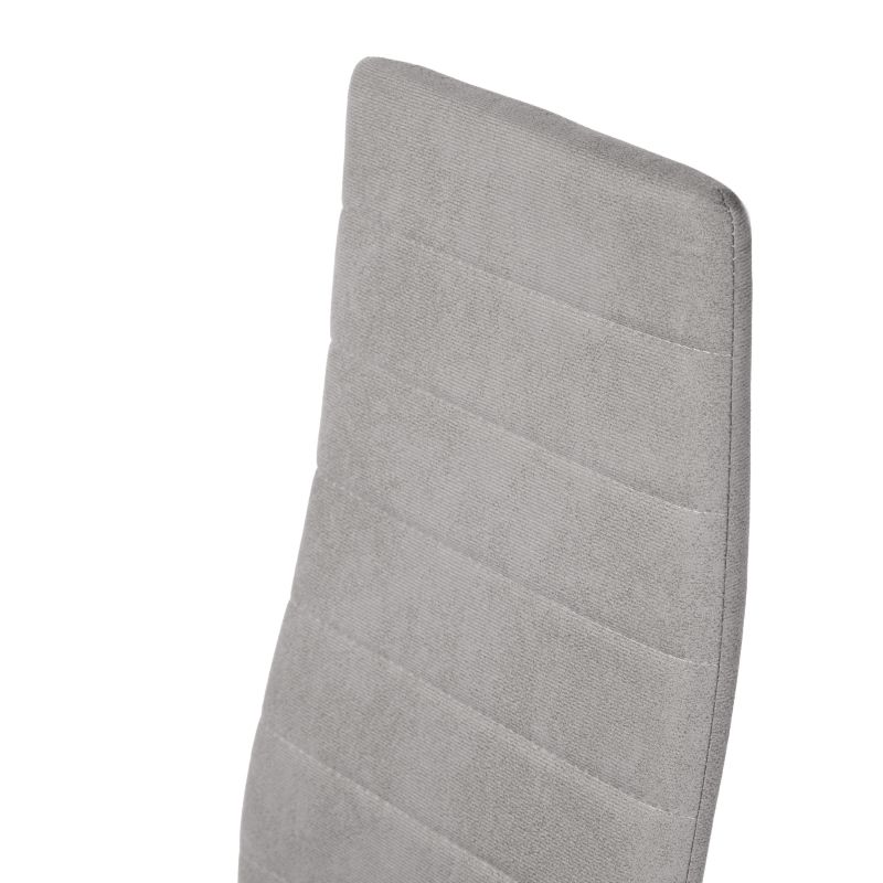 Conjunto de 6 cadeiras de jantar Yuri Gris oscuro–Blanco 39 x 97 x 38 cm - 8