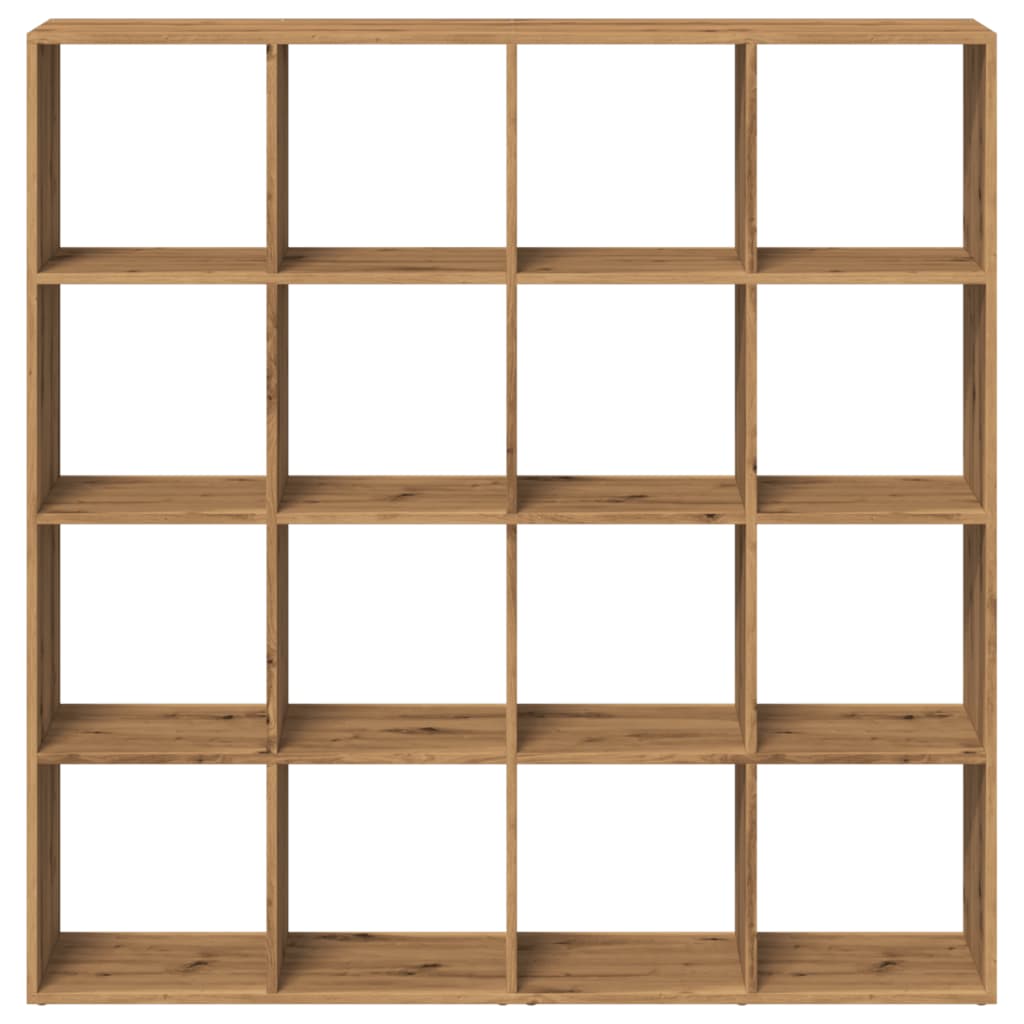 Bibliothèque pour Séjour en Bois Marron H. 29 x l. 102 x P. 29 cm - 5