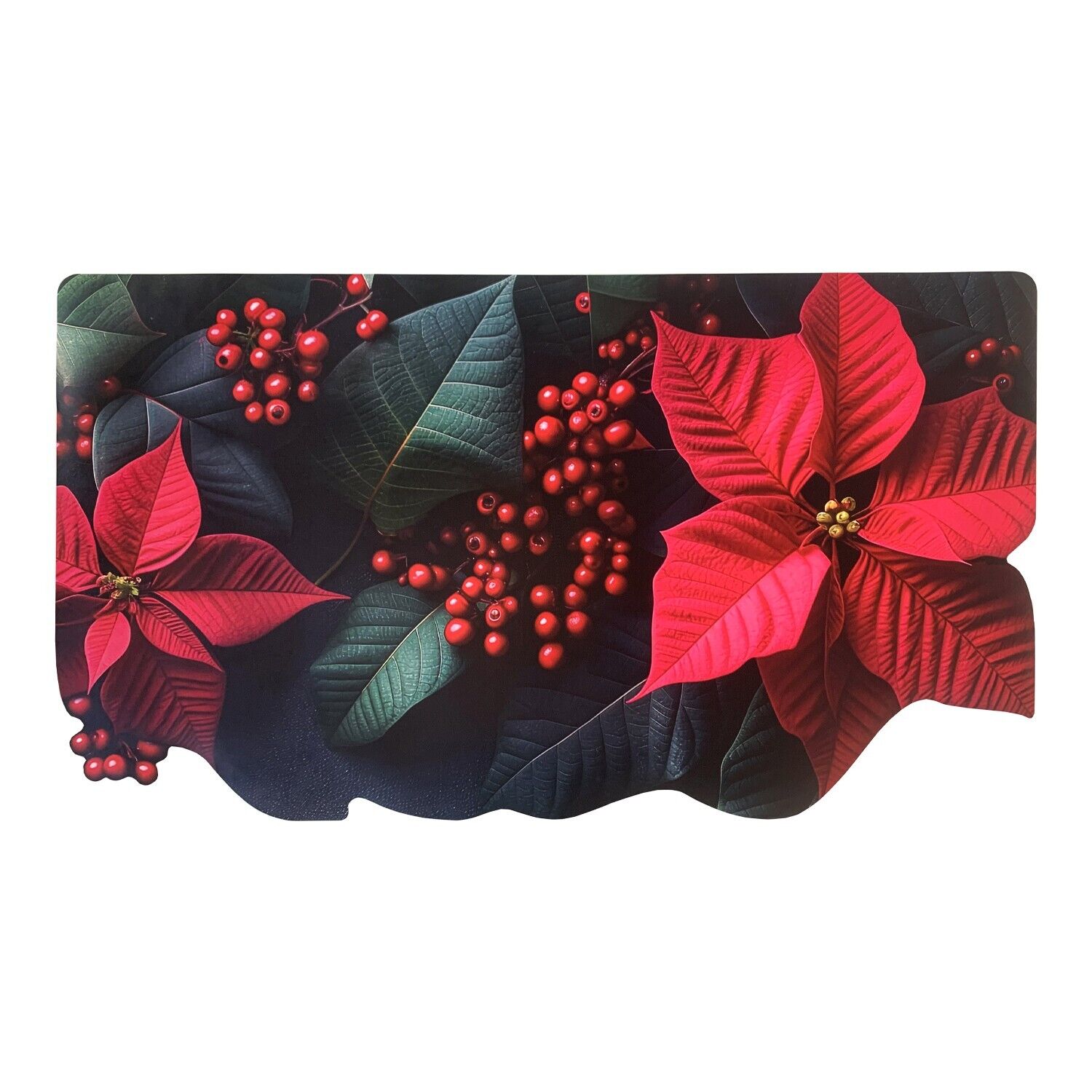 Vaukki Tapis réversible en paille de plastique résistant à la