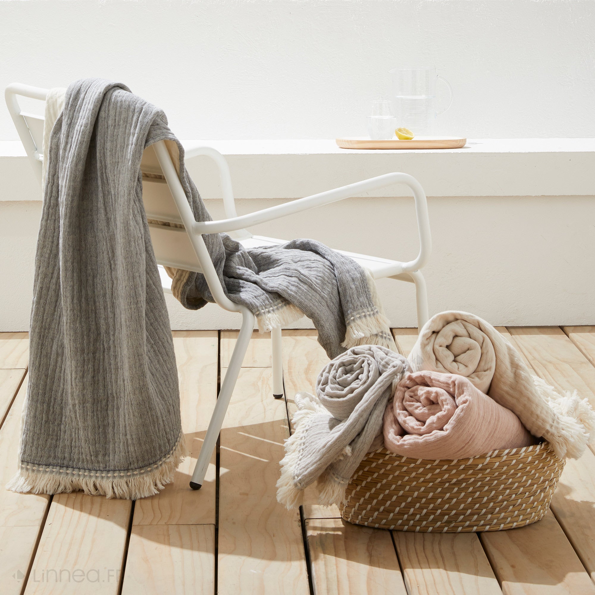 Plaid Iseo Lana Vergine 130x170cm - Grigio Check, Caldo E Morbido - Foto 4