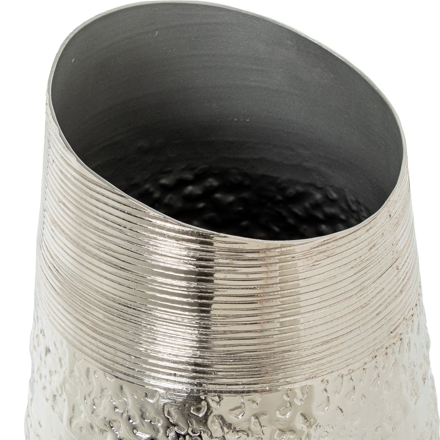 Vaso de alumínio prateado | Leroy Merlin