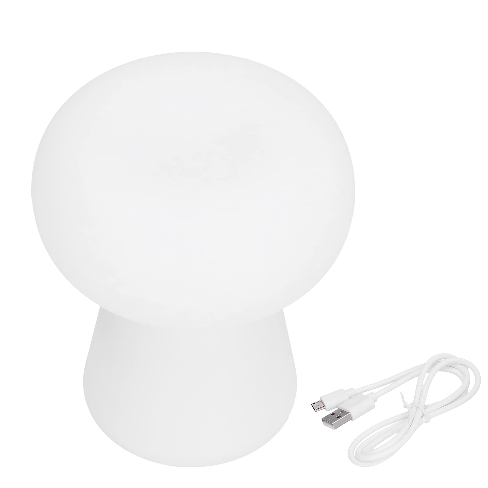 Lampka nocna z czujnikiem w kształcie grzyba, regulowana jasność LED, zasilana przez USB, oświetlenie wewnętrzne do salonu, sypialni