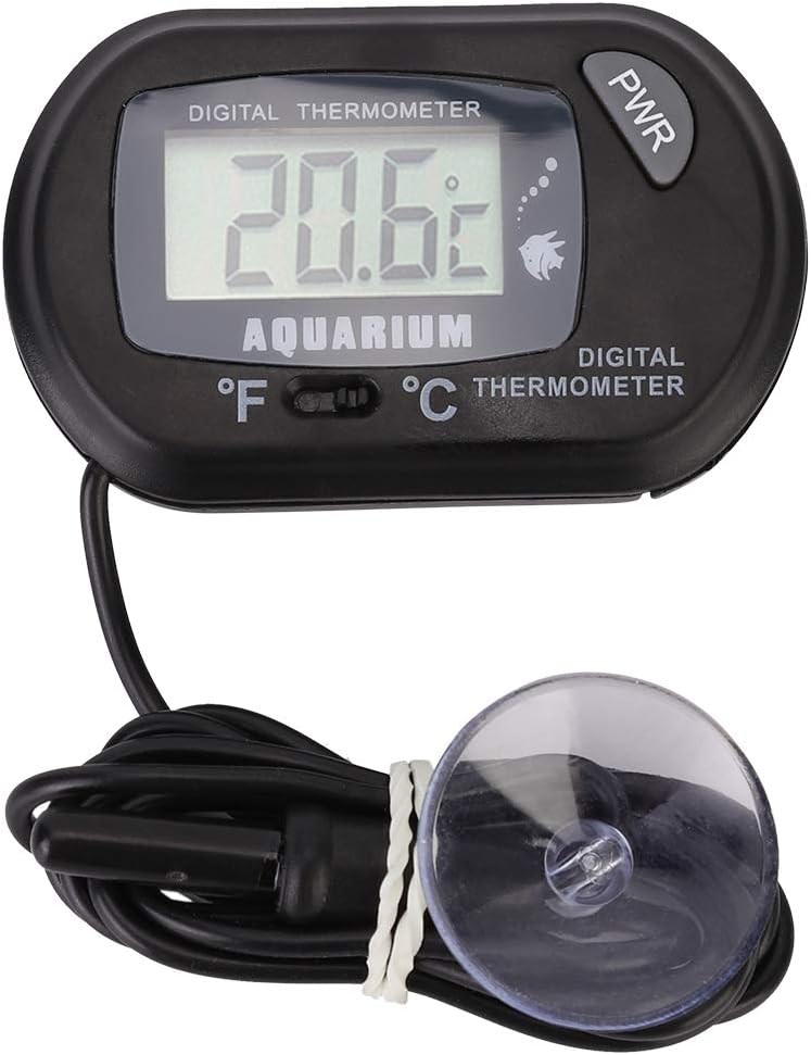 2 Termómetros Digitales Para Acuario - Mini, Impermeables, Alta Precisión (±0.1℃), Para Peceras Y Exteriores