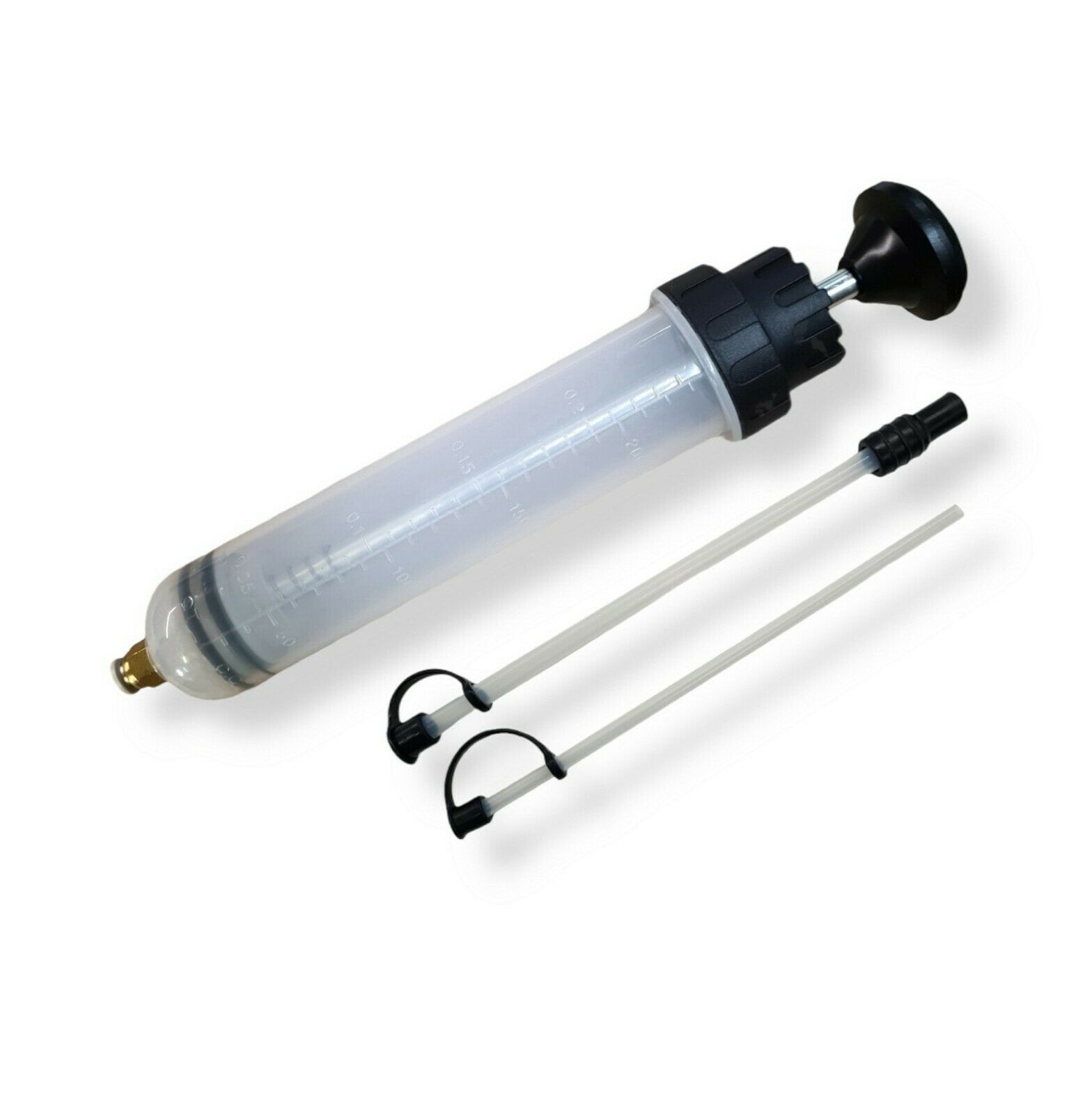 Pompa Estrazione Fluidi 200cc - Siringa Per Olio Motore, Carburante, Con Tubo Flessibile - Foto 3
