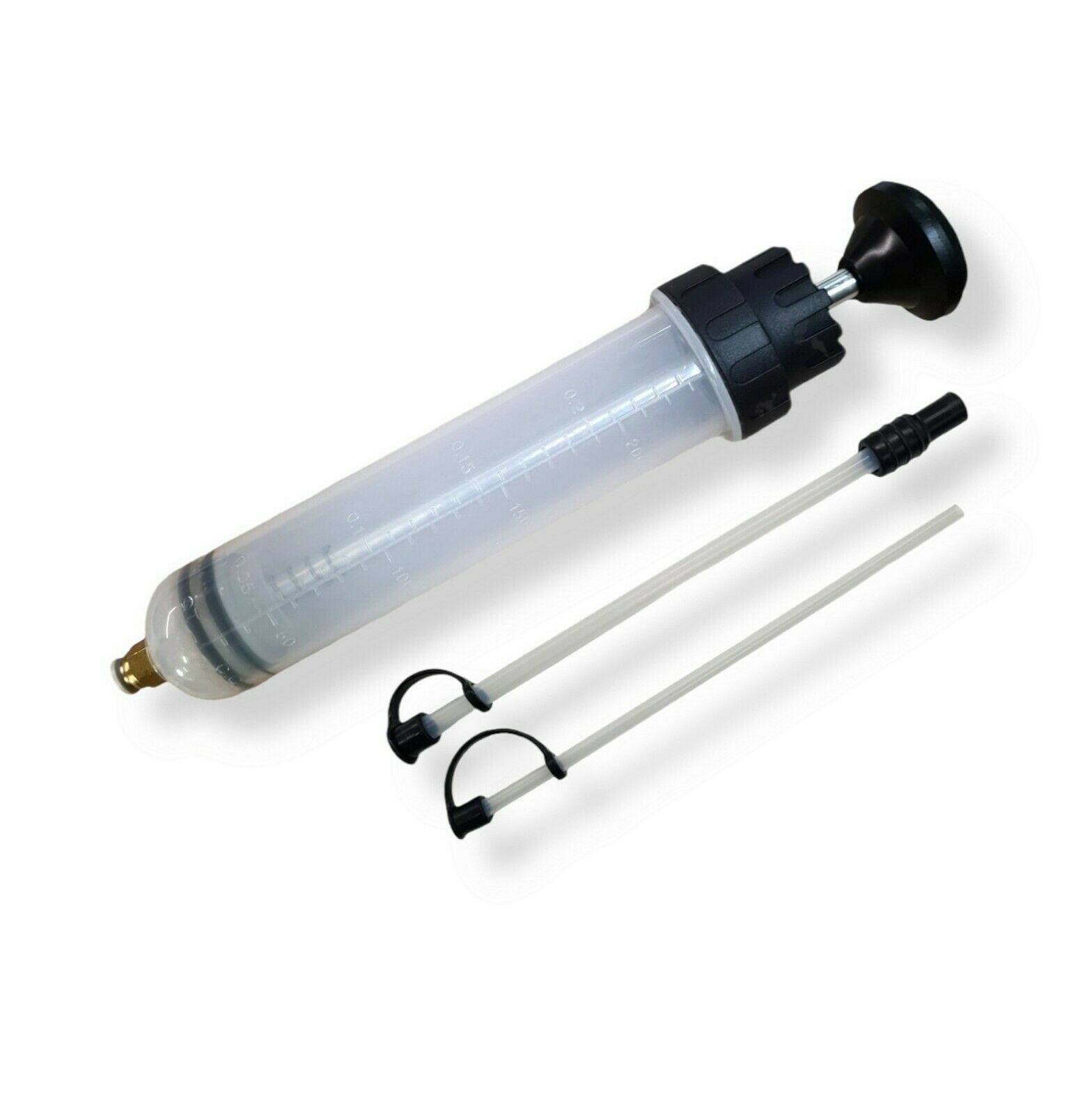 Pompa Estrazione Fluidi 200cc - Siringa Per Olio Motore, Carburante, Con Tubo Flessibile - Foto 3