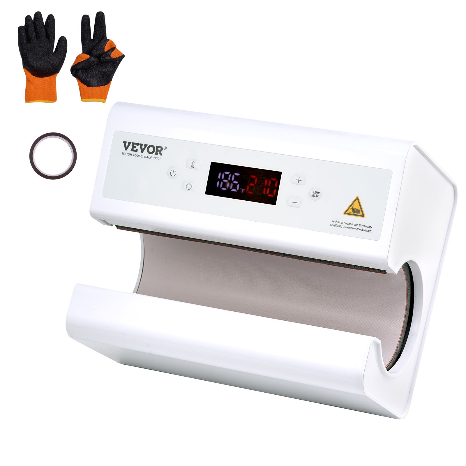 Mefine Presse Chauffante Portable Pour Transfert - 22,8 Cm X 22,8 Cm - Traceur De T-shirt Avec Minuteur - Chauffage Rapide Et Arrêt Automatique - DIY Pour Vêtements Et Sacs
