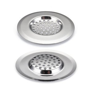 Set Da 2 Filtri Per Scarico Doccia E Lavello – Acciaio Inox – Antiodore E Anticapelli - 2