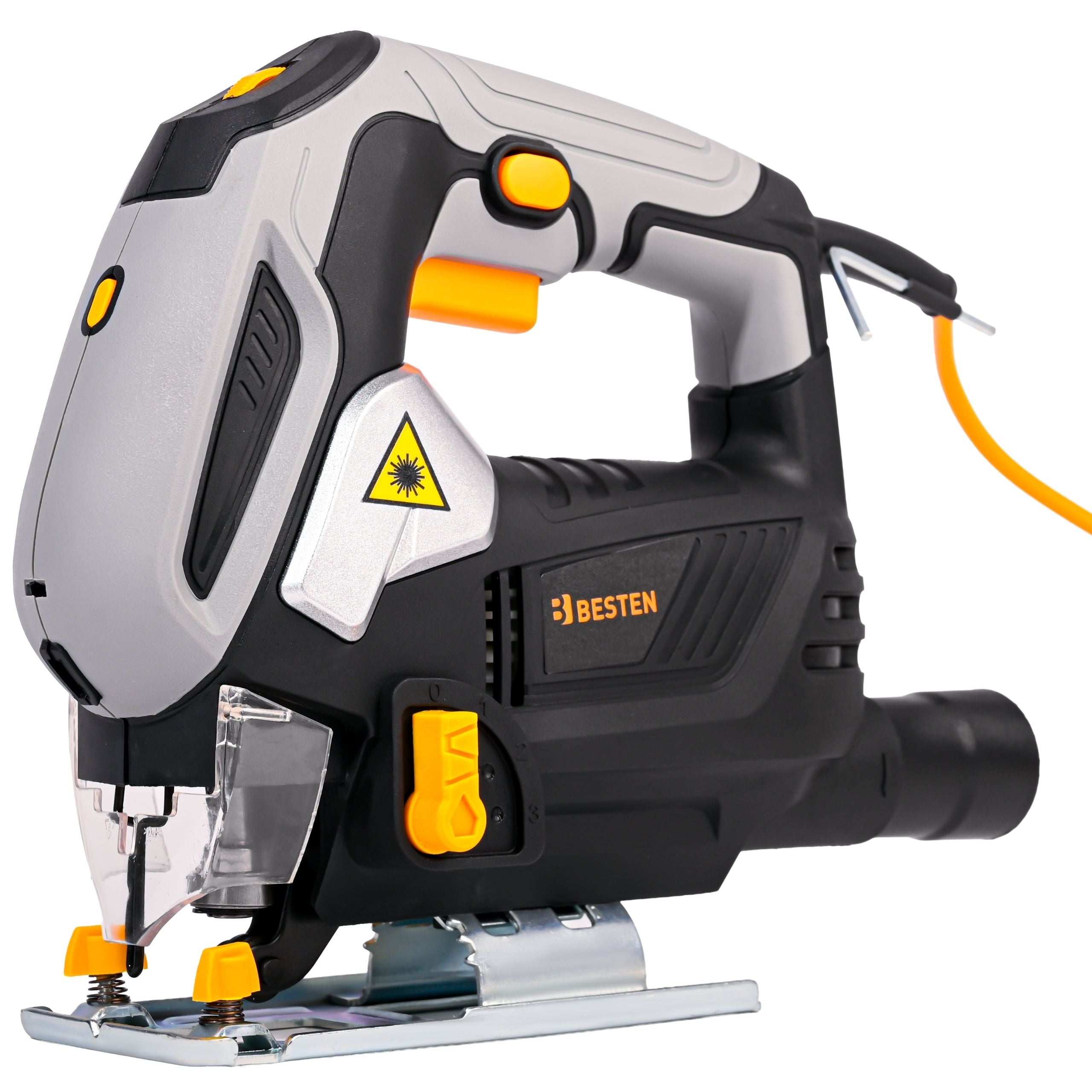 Wyrzynarka elektryczna sieciowa 1200W BESTEN BE0002902 + laser + LED + 10 brzeszczotów