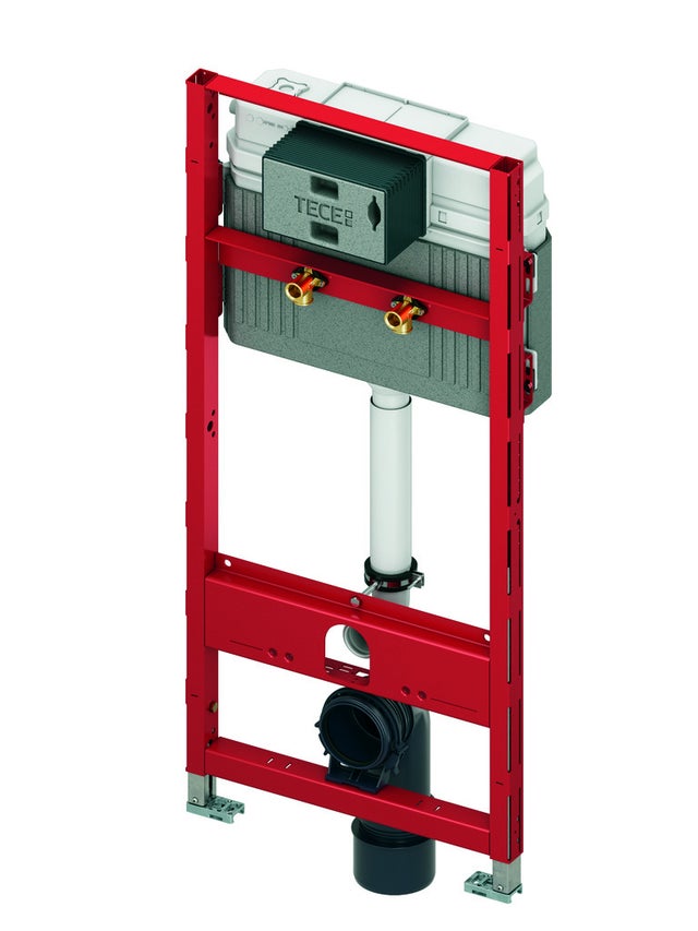TECEprofil Module WC avec réservoir de chasse uni pour évier Geberit Publica, hauteur 1340mm, 9300366