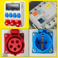 Mophorn Distributore Di Corrente Da Parete, Plastica ABS, Quadro Di - Foto 4