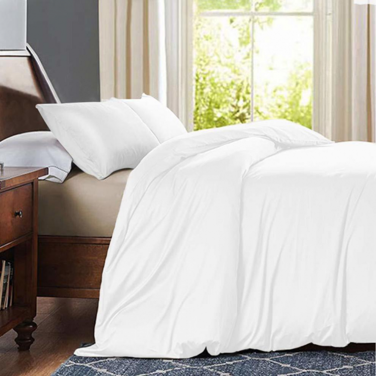 Taie d'oreiller en soie de mûrier naturelle, Soie, blanc clair, Standard - 2