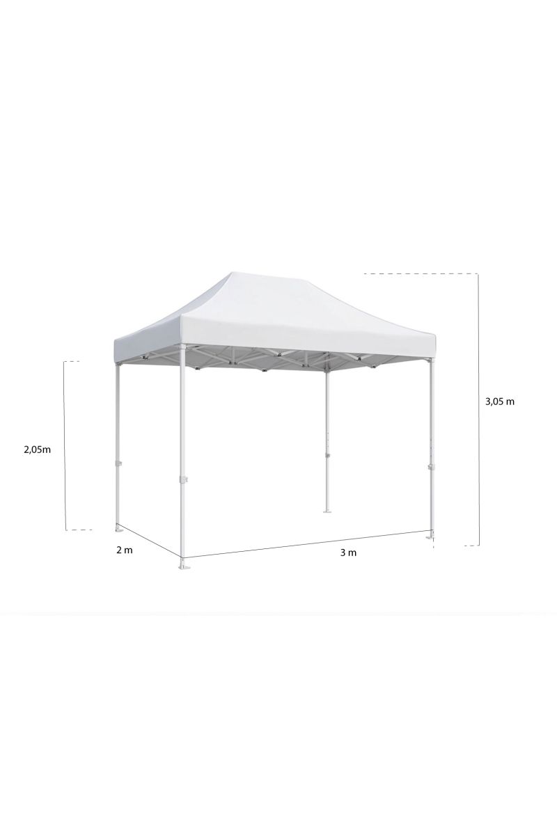 Regalos Miguel - Carpas Plegables 3x2 - Carpa 3x2 Eco - Blanco - 3