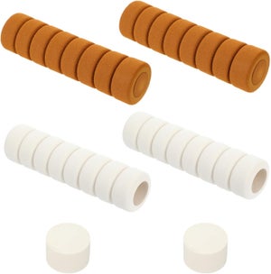 4pcs Spirale Typé Mousse Souple Poignée De Porte Couvercle Porte Bouton